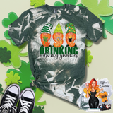 Drinking with my Gnomies *Sublimation T-Shirt - MADE TO ORDER*