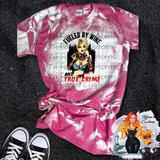 Fueled By Wine & True Crime *Sublimation T-Shirt - MADE TO ORDER*