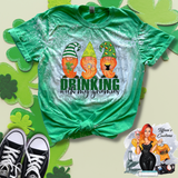 Drinking with my Gnomies *Sublimation T-Shirt - MADE TO ORDER*
