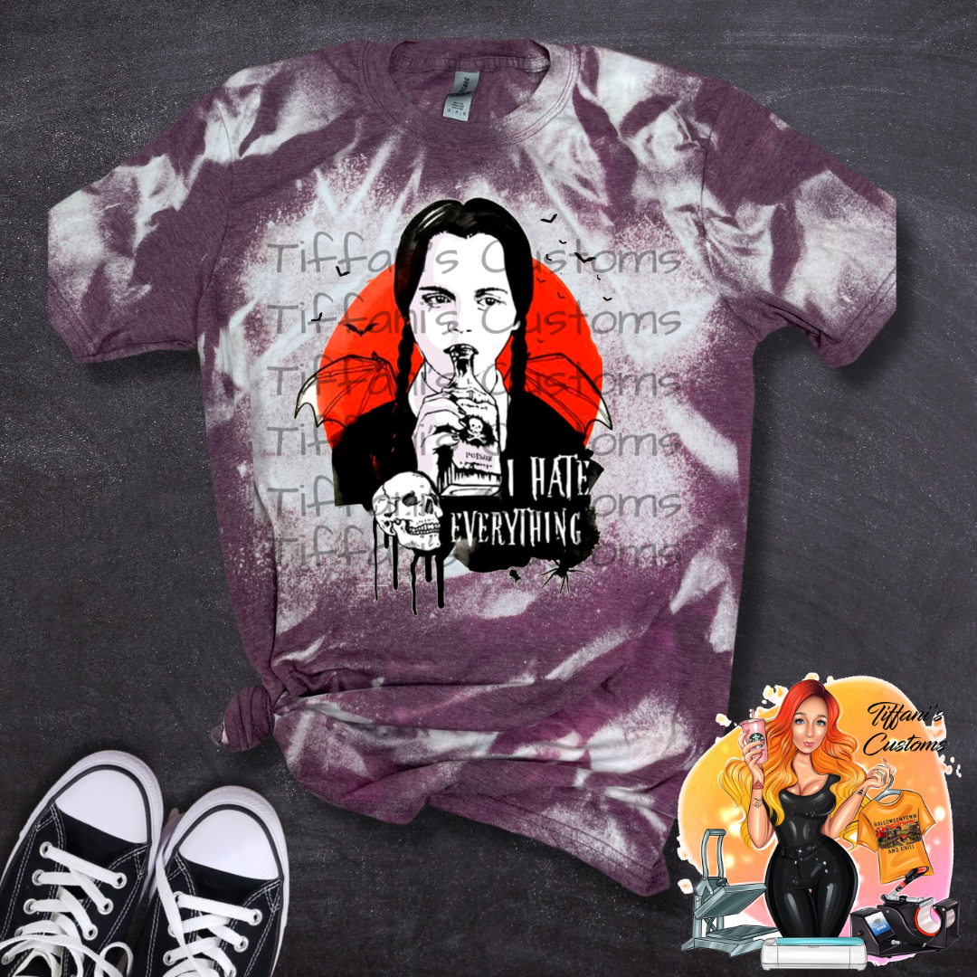 I Hate Everything *Sublimation T-Shirt - MADE TO ORDER*