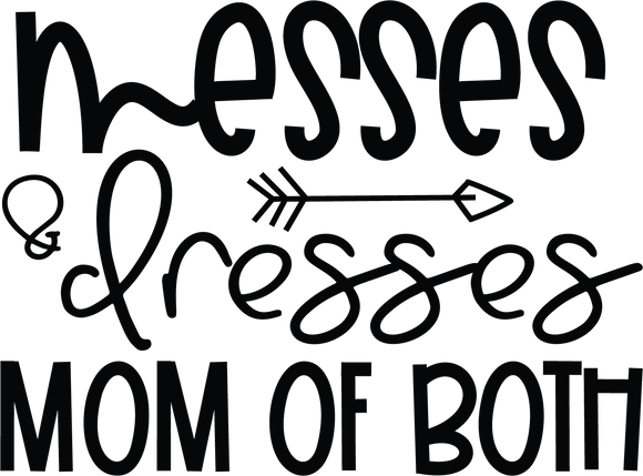 Vinyl Decal | Messes & Dresses | Cars, Laptops, Etc.