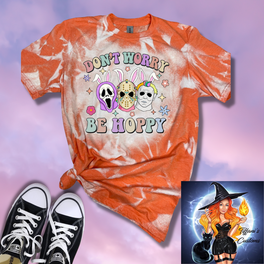 Don't Worry Be Hoppy *Sublimation T-Shirt - MADE TO ORDER*