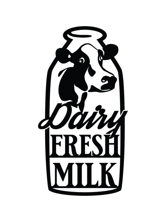 Vinyl Decal | Dairy Fresh Milk | Cars, Laptops, Etc.