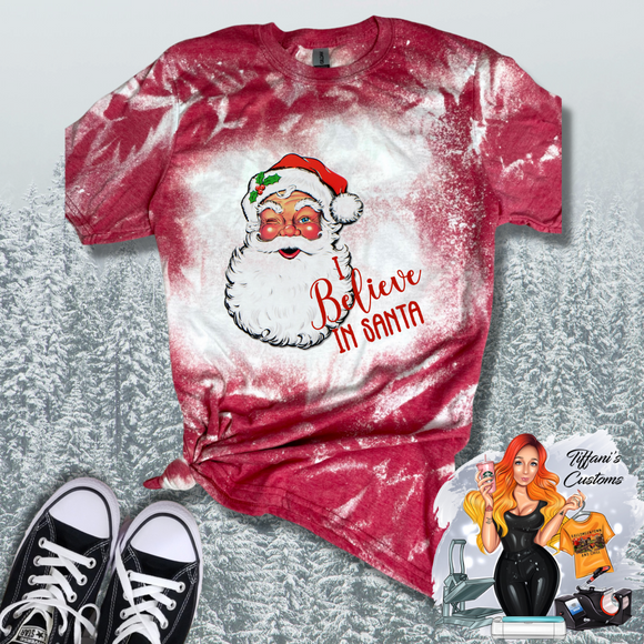 I Believe In Santa *Sublimation T-Shirt - MADE TO ORDER*