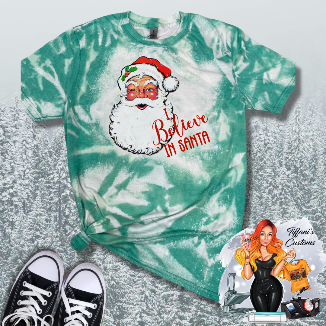 I Believe In Santa *Sublimation T-Shirt - MADE TO ORDER*