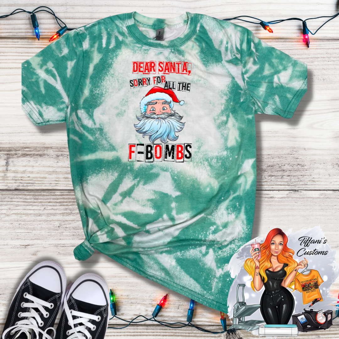 Santa F-Bombs *Sublimation T-Shirt - MADE TO ORDER*