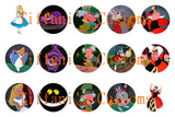Alice in Wonderland Bottle Cap Images *DIGITAL DOWNLOAD*