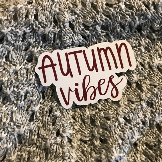 Sticker | Autumn Vibes | Water bottles, Laptops, Etc