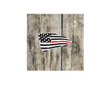 Sticker | Thin Red Line Flag | Water bottles, Laptops, Etc