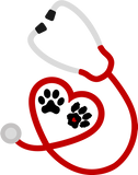 Vinyl Decal | Vet Stethoscope | Cars, Laptops, Etc.