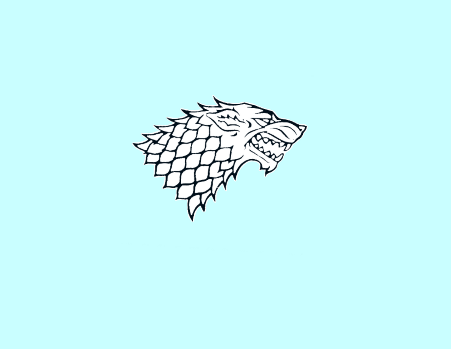 Sticker | GoT Inspired Dire Wolf | Water bottles, Laptops, Etc