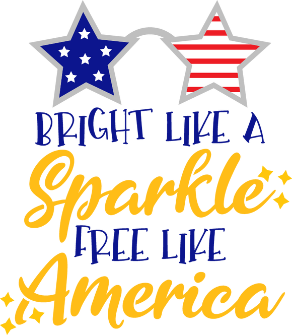 Vinyl Decal | Bright Like A Sparkle | Cars, Laptops, Etc.