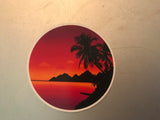 Sticker | Beach Sunset | Water bottles, Laptops, Etc