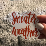 Sticker | Sweater Weather | Water bottles, Laptops, Etc
