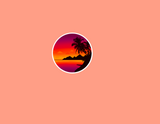 Sticker | Beach Sunset | Water bottles, Laptops, Etc